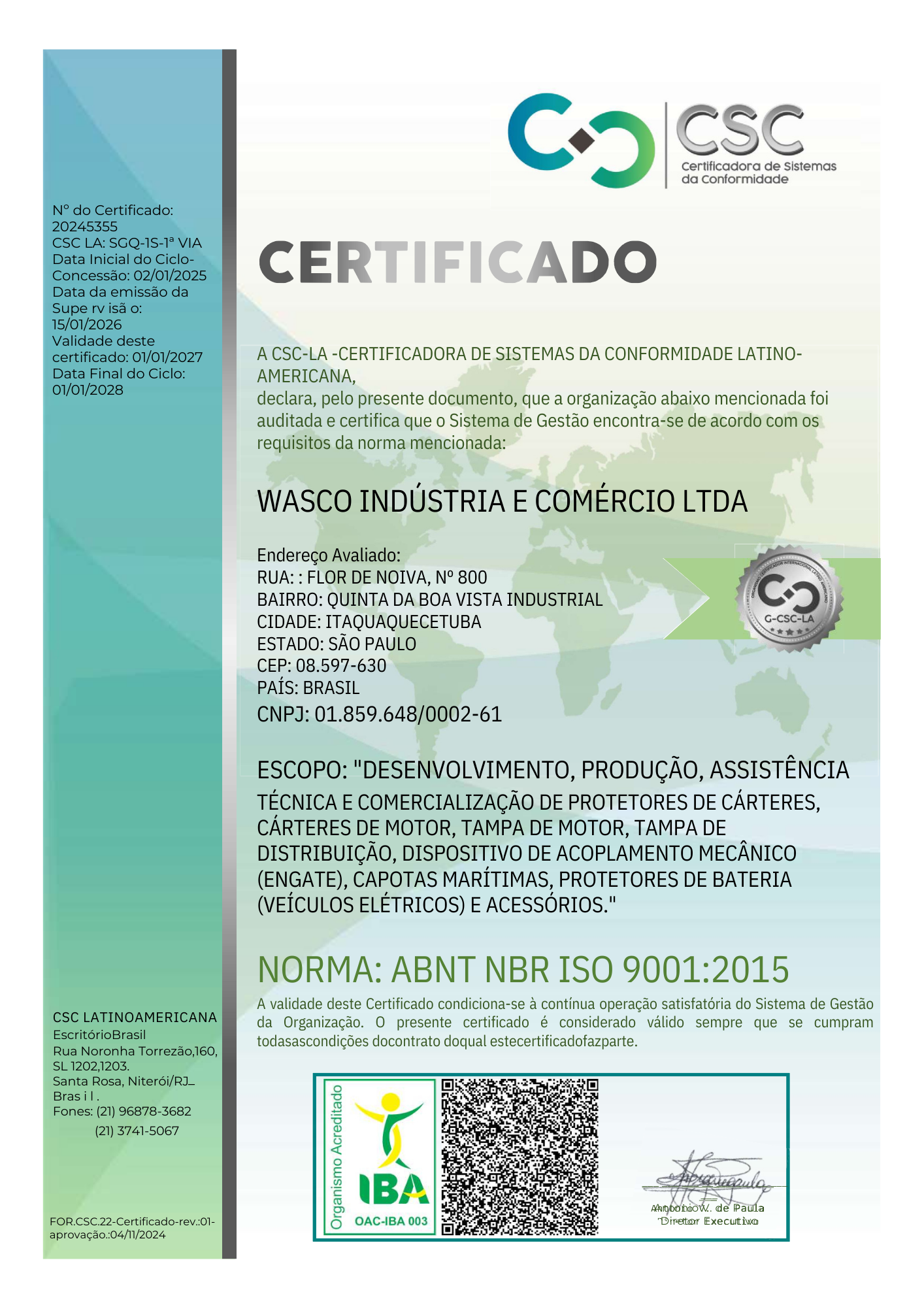 Certificado CSC - ISO90012015 2026.pdf